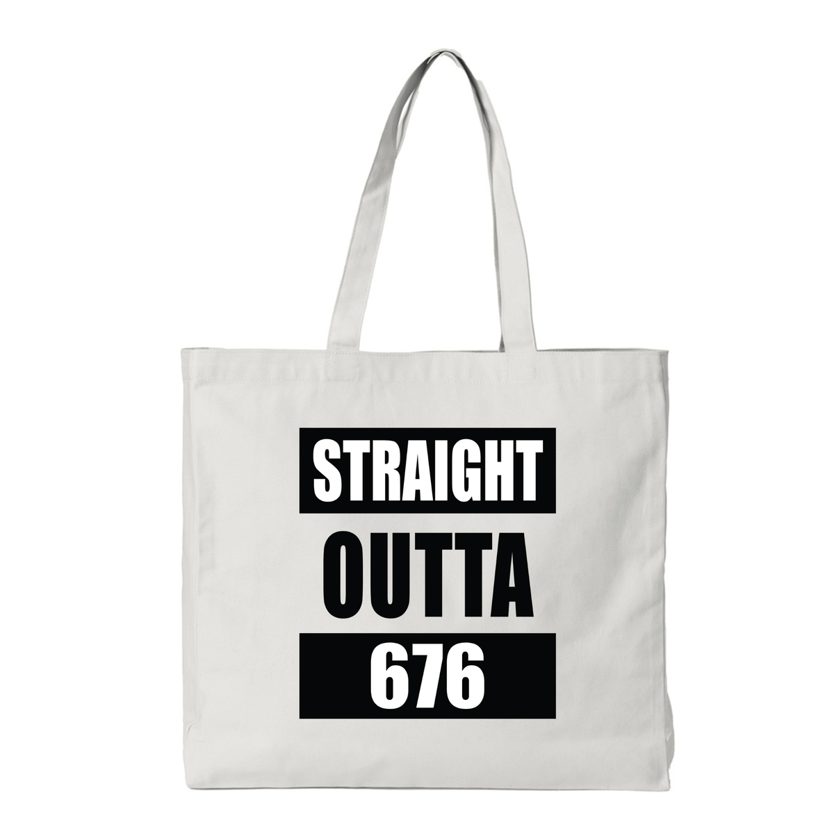 STRAIGHT OUTTA 676 | REUSABLE TOTE BAG - Stick N It