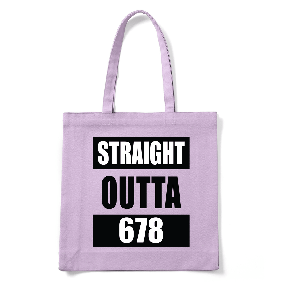 STRAIGHT OUTTA 678 | REUSABLE TOTE BAG - Stick N It