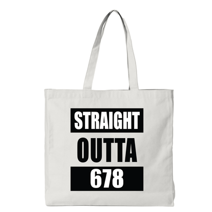 STRAIGHT OUTTA 678 | REUSABLE TOTE BAG - Stick N It