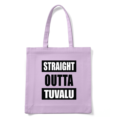 STRAIGHT OUTTA TUVALU | REUSABLE TOTE BAG - Stick N It