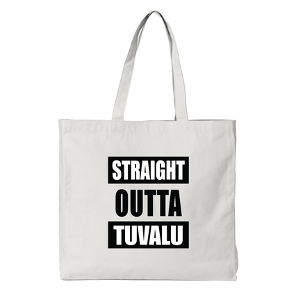 STRAIGHT OUTTA TUVALU | REUSABLE TOTE BAG - Stick N It