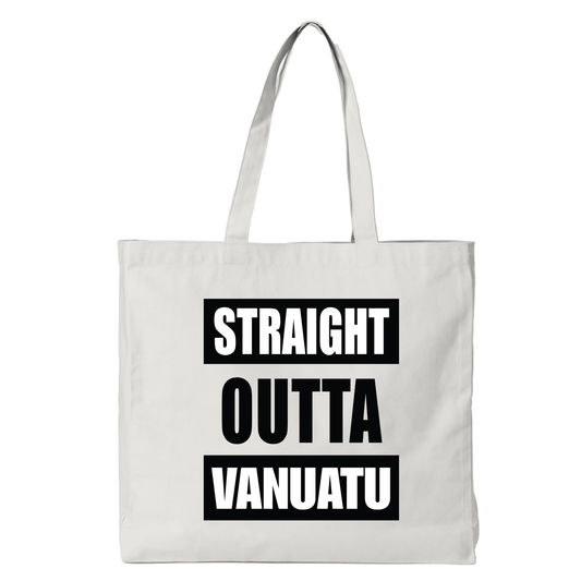 STRAIGHT OUTTA VANUATU | REUSABLE TOTE BAG - Stick N It