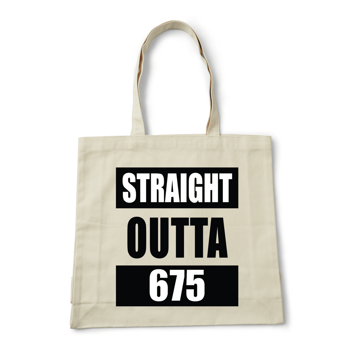 STRAIGHT OUTTA 675 | REUSABLE TOTE BAG - Stick N It