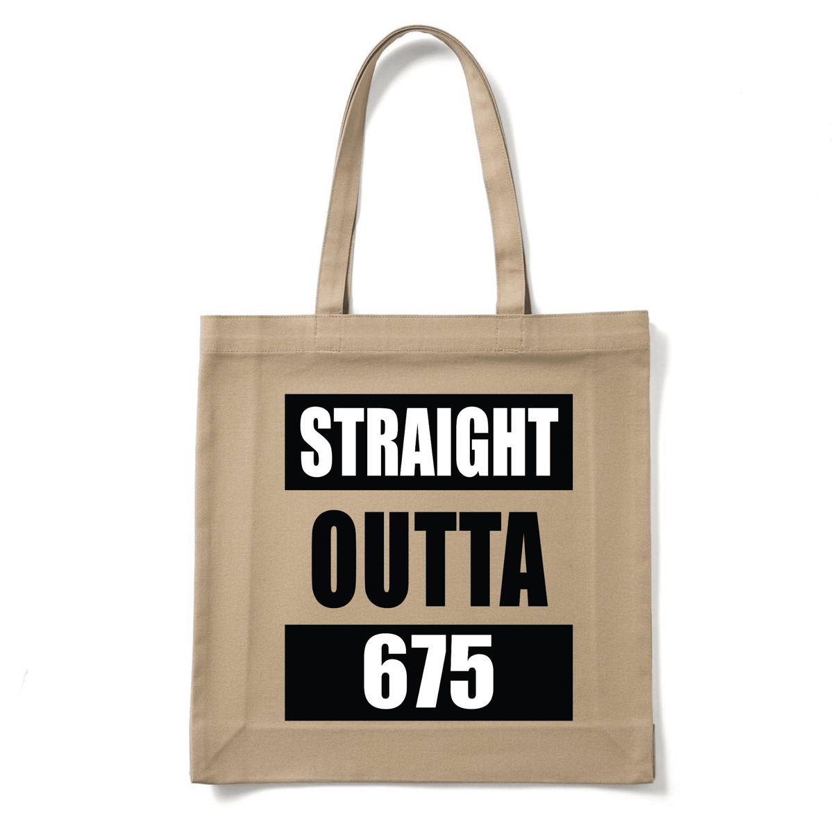 STRAIGHT OUTTA 675 | REUSABLE TOTE BAG - Stick N It