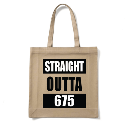 STRAIGHT OUTTA 675 | REUSABLE TOTE BAG - Stick N It