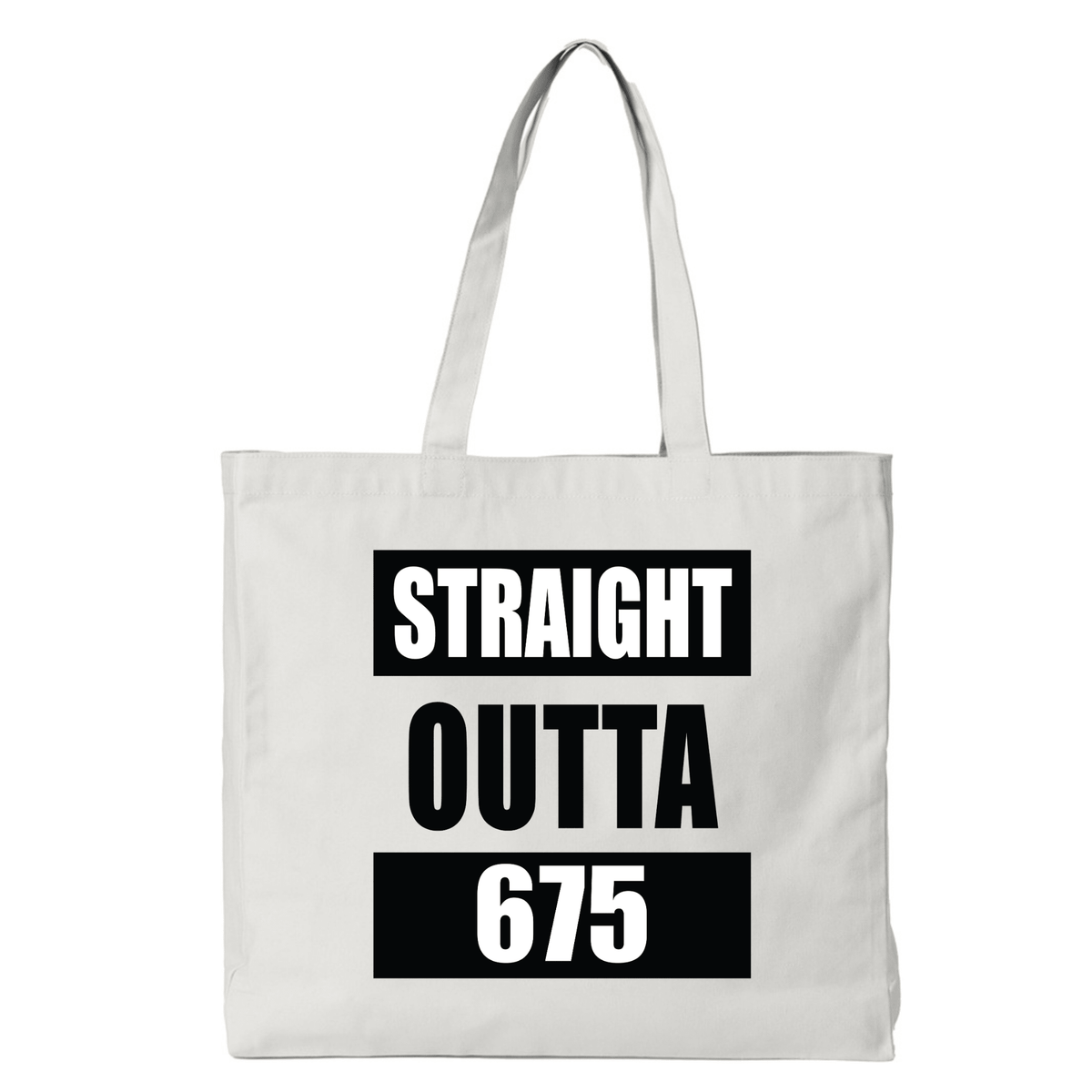 STRAIGHT OUTTA 675 | REUSABLE TOTE BAG - Stick N It