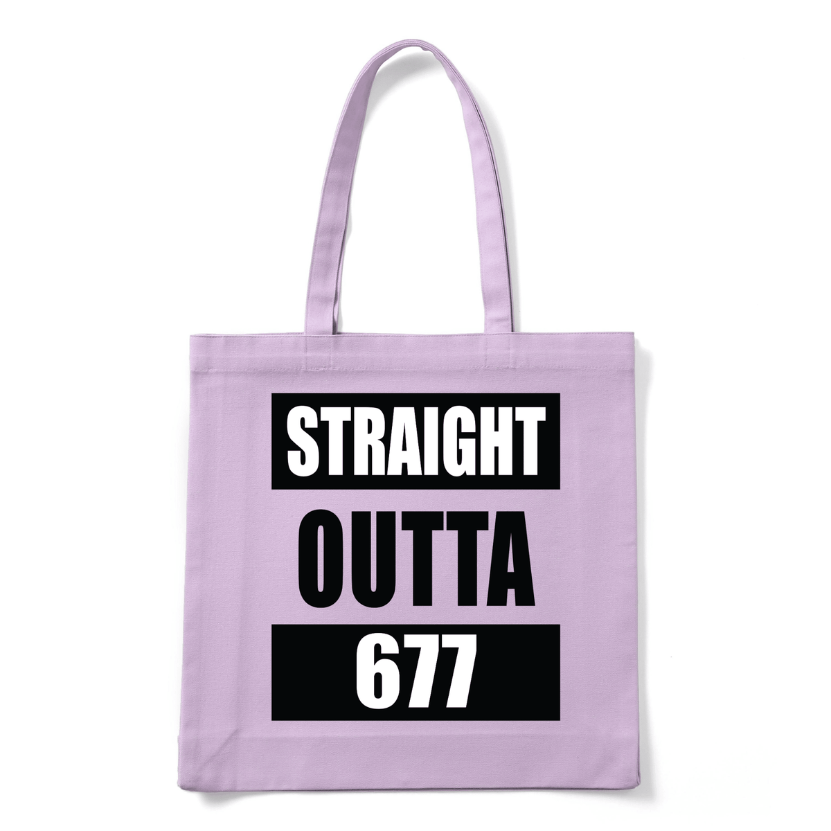 STRAIGHT OUTTA 677 | REUSABLE TOTE BAG - Stick N It