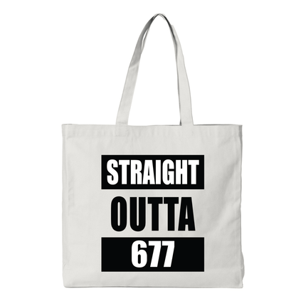 STRAIGHT OUTTA 677 | REUSABLE TOTE BAG - Stick N It