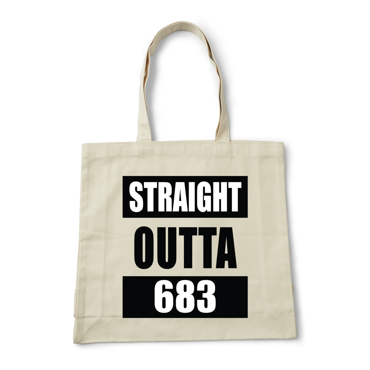 STRAIGHT OUTTA 683 | REUSABLE TOTE BAG - Stick N It