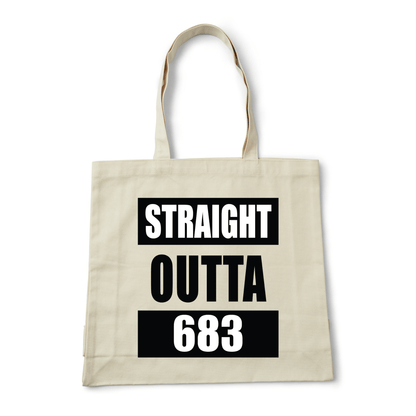 STRAIGHT OUTTA 683 | REUSABLE TOTE BAG - Stick N It