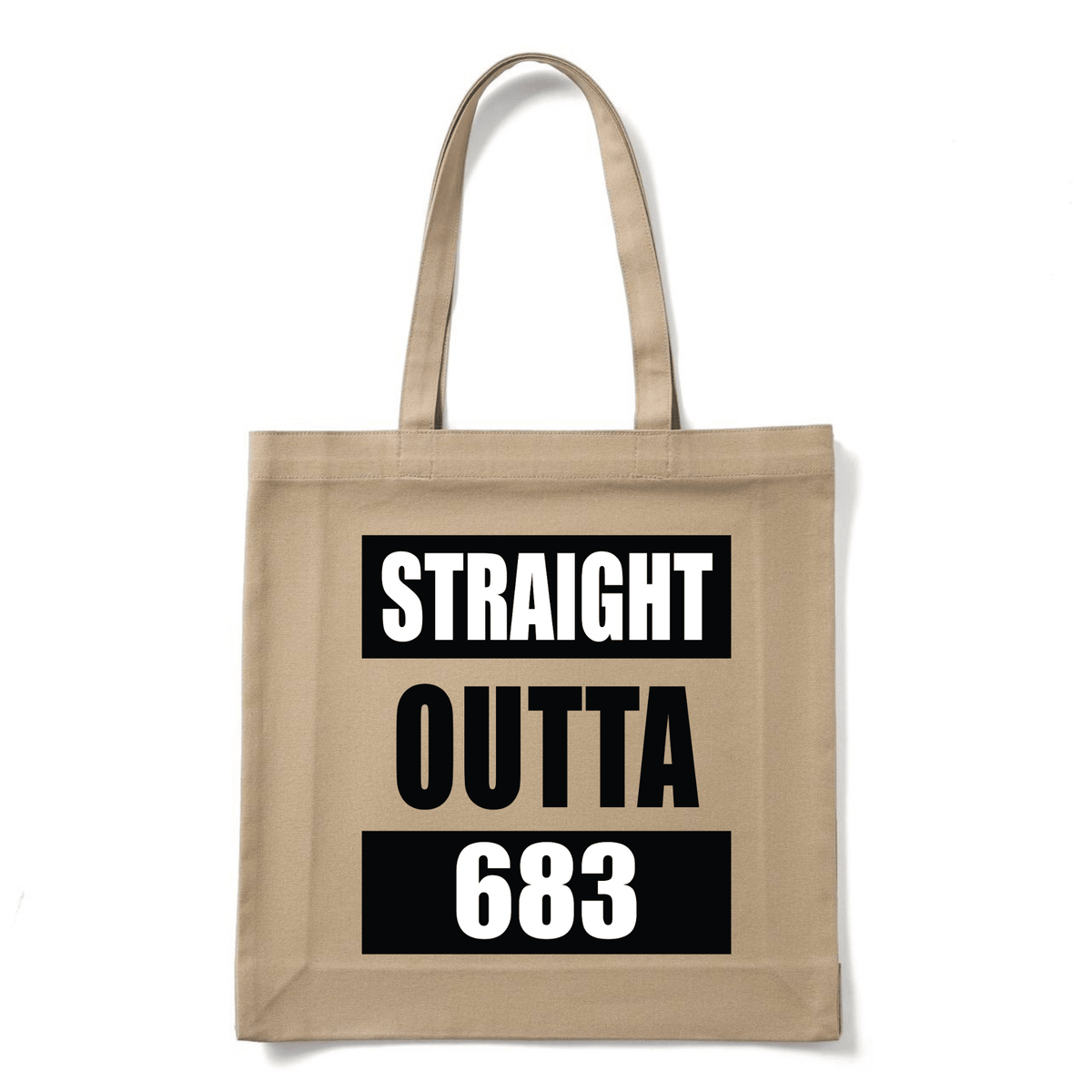 STRAIGHT OUTTA 683 | REUSABLE TOTE BAG - Stick N It