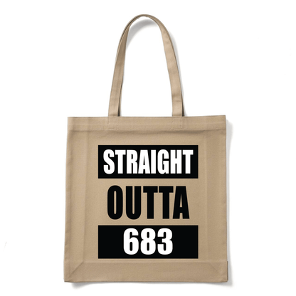 STRAIGHT OUTTA 683 | REUSABLE TOTE BAG - Stick N It