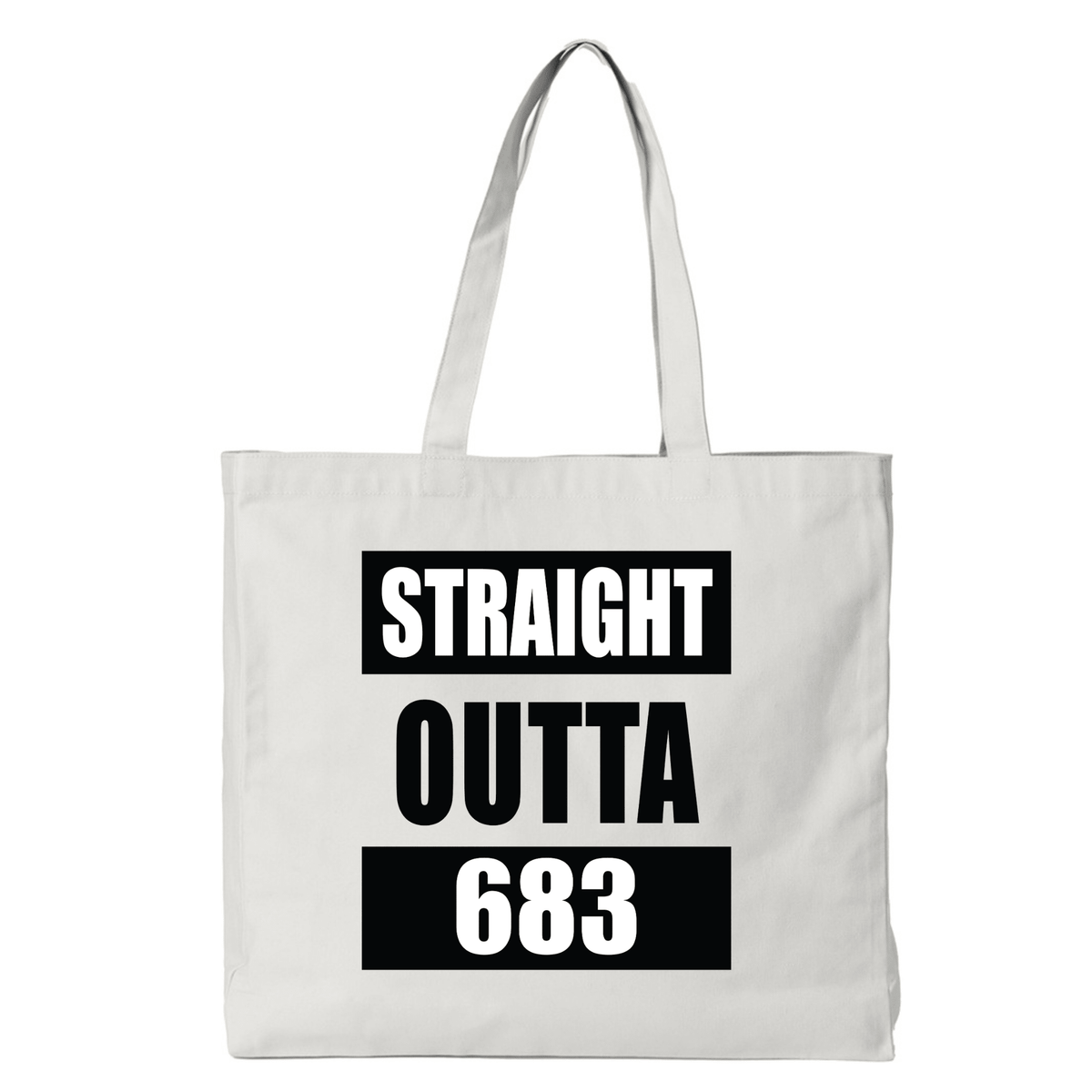 STRAIGHT OUTTA 683 | REUSABLE TOTE BAG - Stick N It