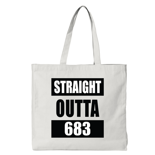 STRAIGHT OUTTA 683 | REUSABLE TOTE BAG - Stick N It