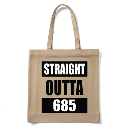 STRAIGHT OUTTA 685 | REUSABLE TOTE BAG - Stick N It