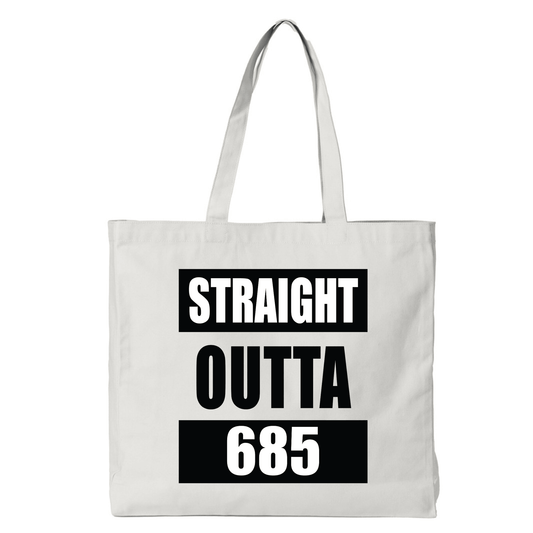 STRAIGHT OUTTA 685 | REUSABLE TOTE BAG - Stick N It
