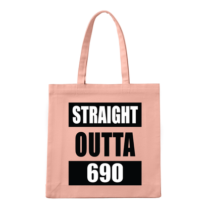 STRAIGHT OUTTA 690 | REUSABLE TOTE BAG - Stick N It