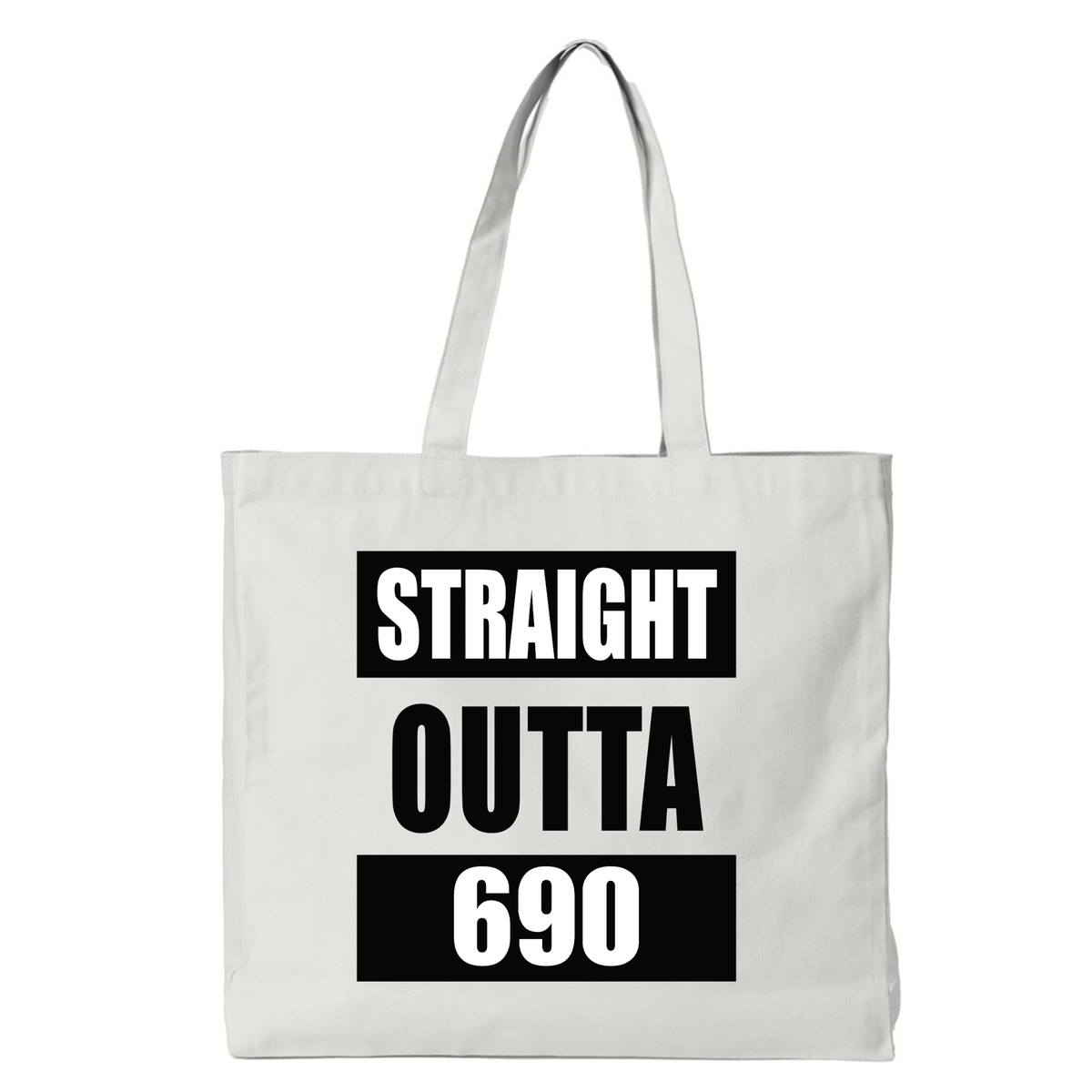 STRAIGHT OUTTA 690 | REUSABLE TOTE BAG - Stick N It