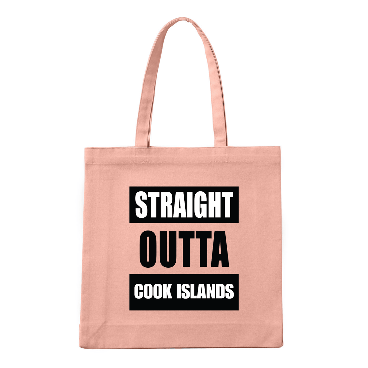 STRAIGHT OUTTA COOK ISLANDS | REUSABLE TOTE BAG - Stick N It