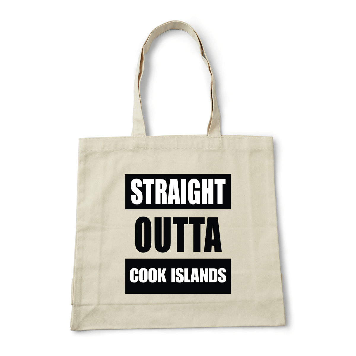 STRAIGHT OUTTA COOK ISLANDS | REUSABLE TOTE BAG - Stick N It