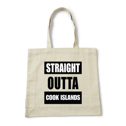 STRAIGHT OUTTA COOK ISLANDS | REUSABLE TOTE BAG - Stick N It