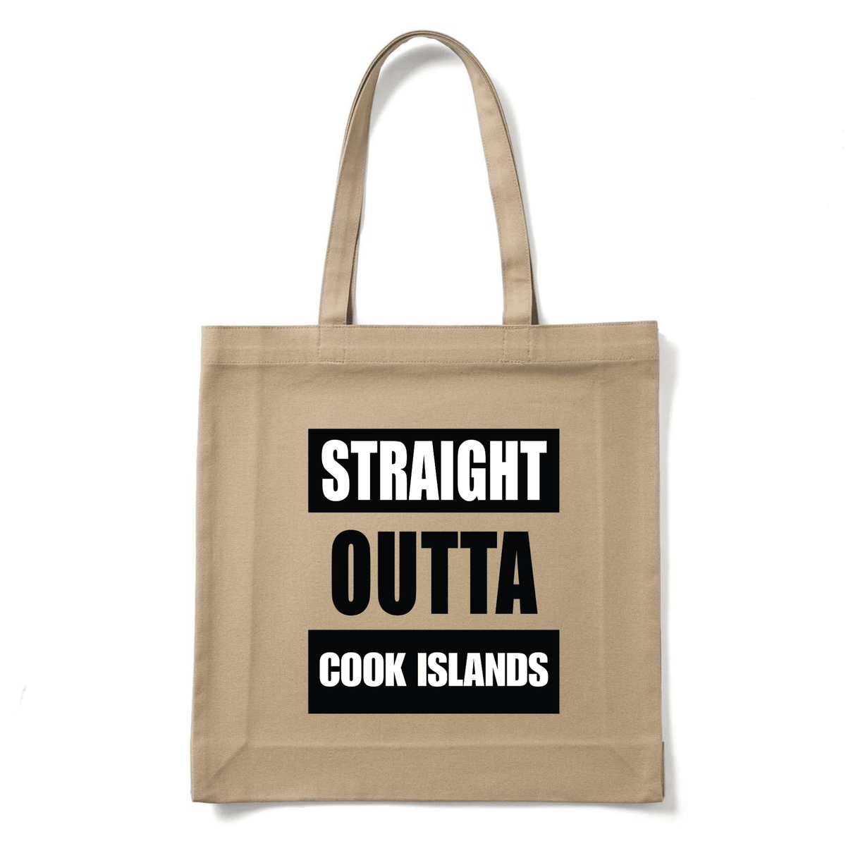 STRAIGHT OUTTA COOK ISLANDS | REUSABLE TOTE BAG - Stick N It