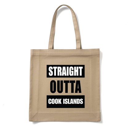 STRAIGHT OUTTA COOK ISLANDS | REUSABLE TOTE BAG - Stick N It