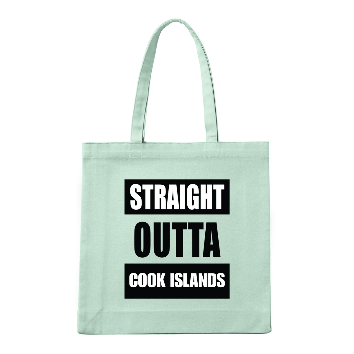 STRAIGHT OUTTA COOK ISLANDS | REUSABLE TOTE BAG - Stick N It