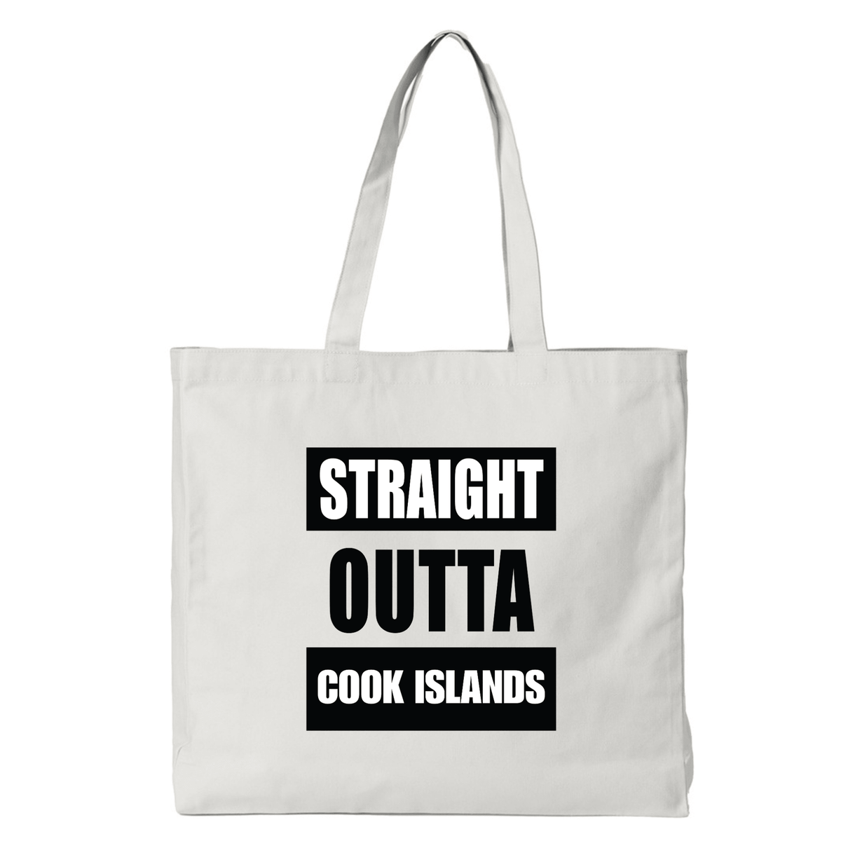 STRAIGHT OUTTA COOK ISLANDS | REUSABLE TOTE BAG - Stick N It