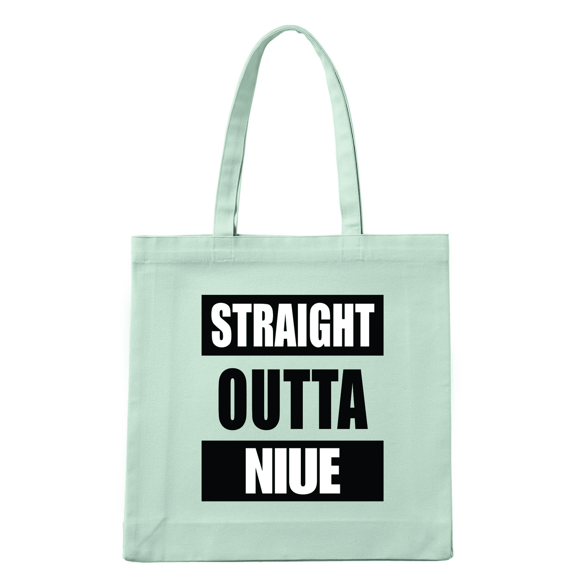 STRAIGHT OUTTA NIUE | REUSABLE TOTE BAG - Stick N It
