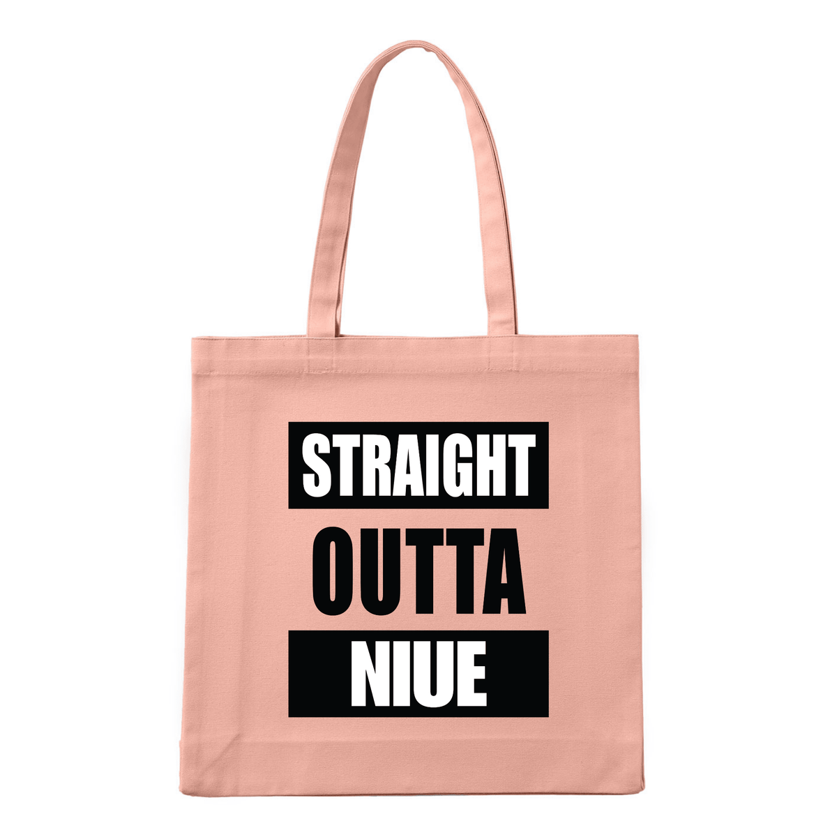 STRAIGHT OUTTA NIUE | REUSABLE TOTE BAG - Stick N It