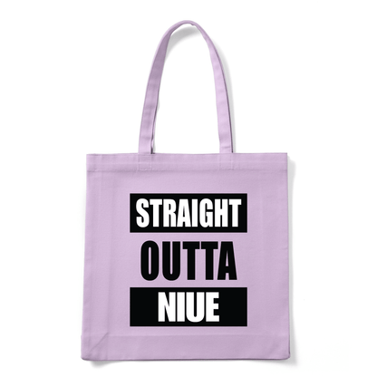 STRAIGHT OUTTA NIUE | REUSABLE TOTE BAG - Stick N It