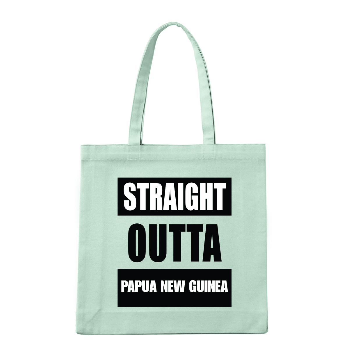 STRAIGHT OUTTA PAPUA NEW GUINEA | REUSABLE TOTE BAG - Stick N It