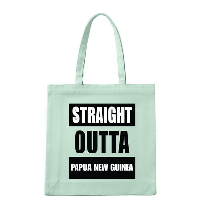 STRAIGHT OUTTA PAPUA NEW GUINEA | REUSABLE TOTE BAG - Stick N It