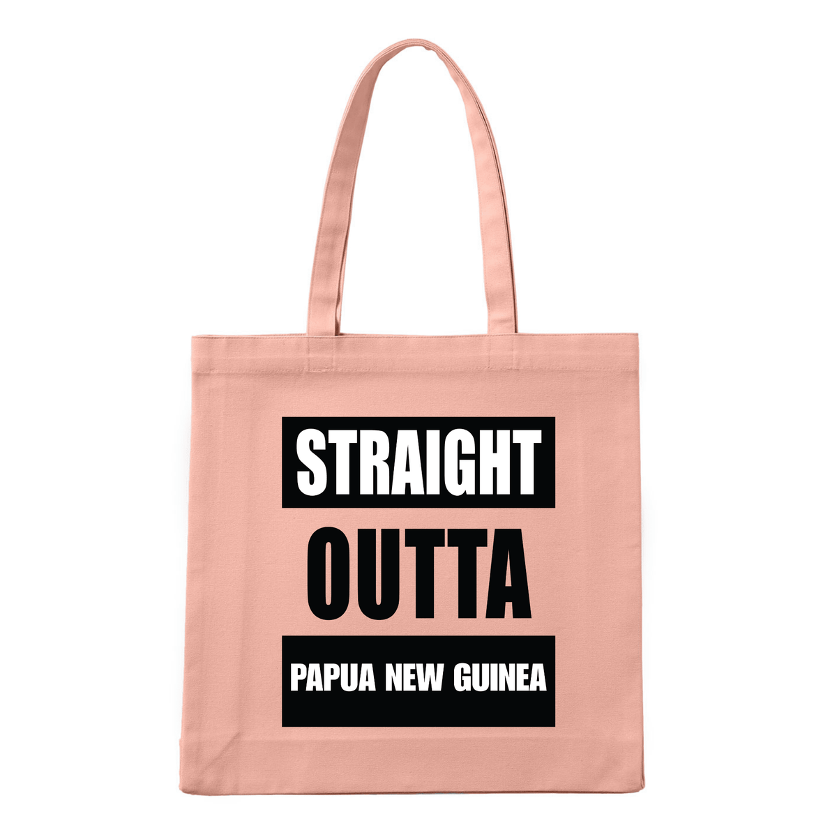 STRAIGHT OUTTA PAPUA NEW GUINEA | REUSABLE TOTE BAG - Stick N It