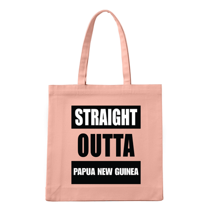 STRAIGHT OUTTA PAPUA NEW GUINEA | REUSABLE TOTE BAG - Stick N It