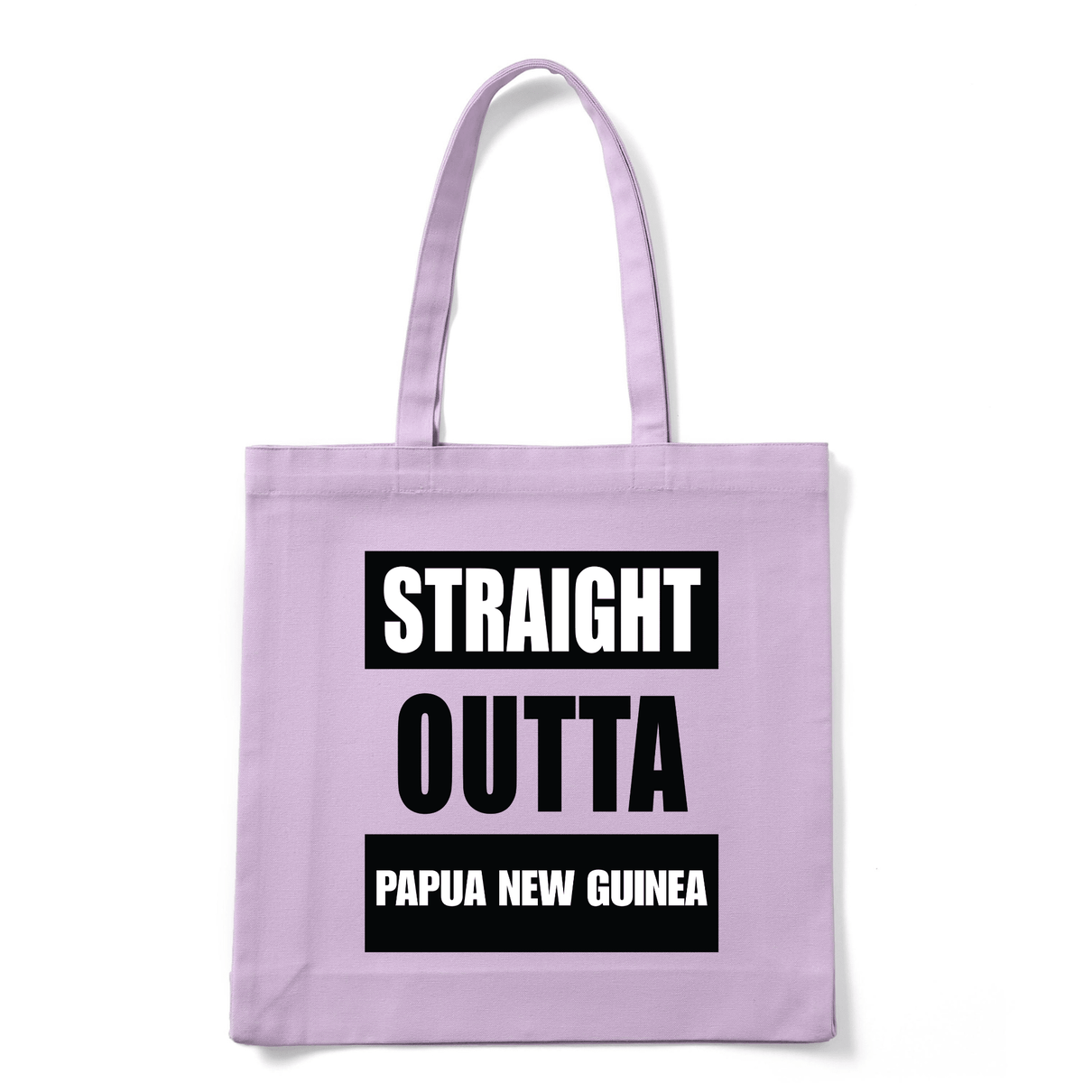 STRAIGHT OUTTA PAPUA NEW GUINEA | REUSABLE TOTE BAG - Stick N It