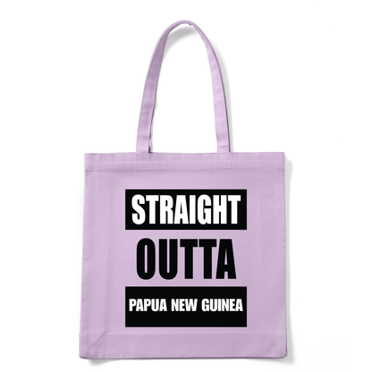 STRAIGHT OUTTA PAPUA NEW GUINEA | REUSABLE TOTE BAG - Stick N It