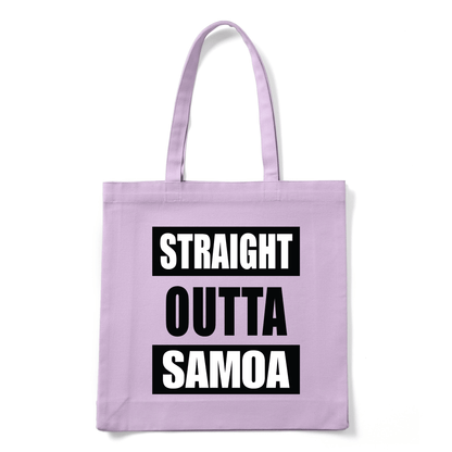 STRAIGHT OUTTA SAMOA | REUSABLE TOTE BAG - Stick N It