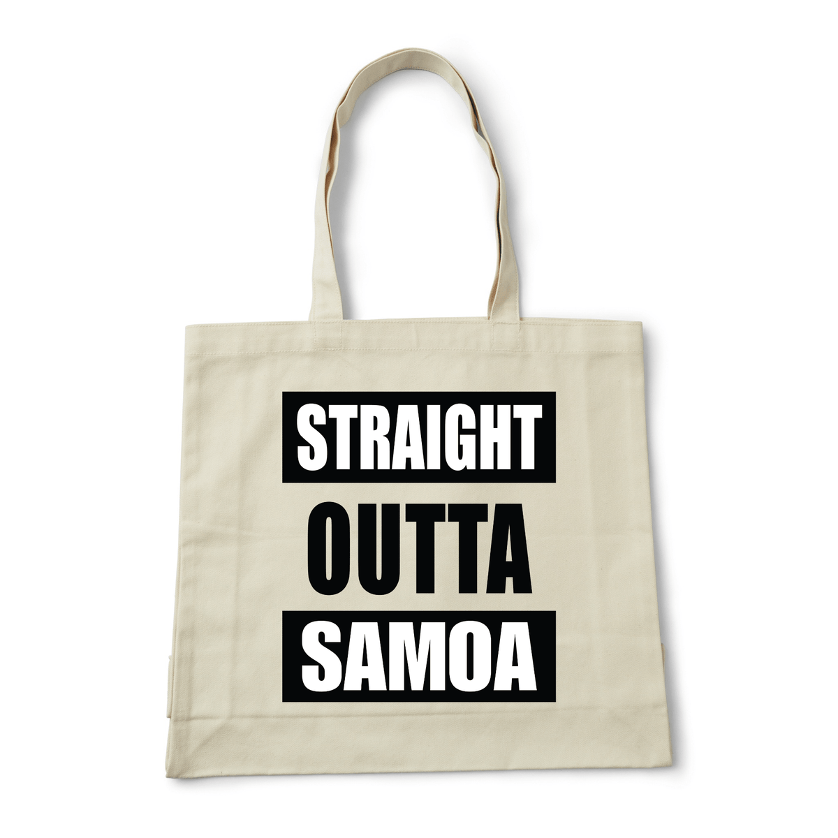 STRAIGHT OUTTA SAMOA | REUSABLE TOTE BAG - Stick N It