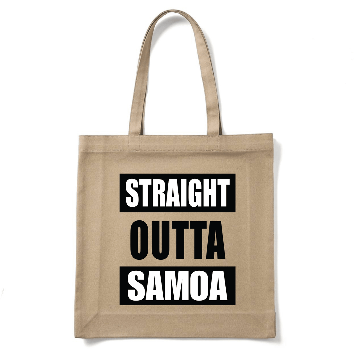 STRAIGHT OUTTA SAMOA | REUSABLE TOTE BAG - Stick N It