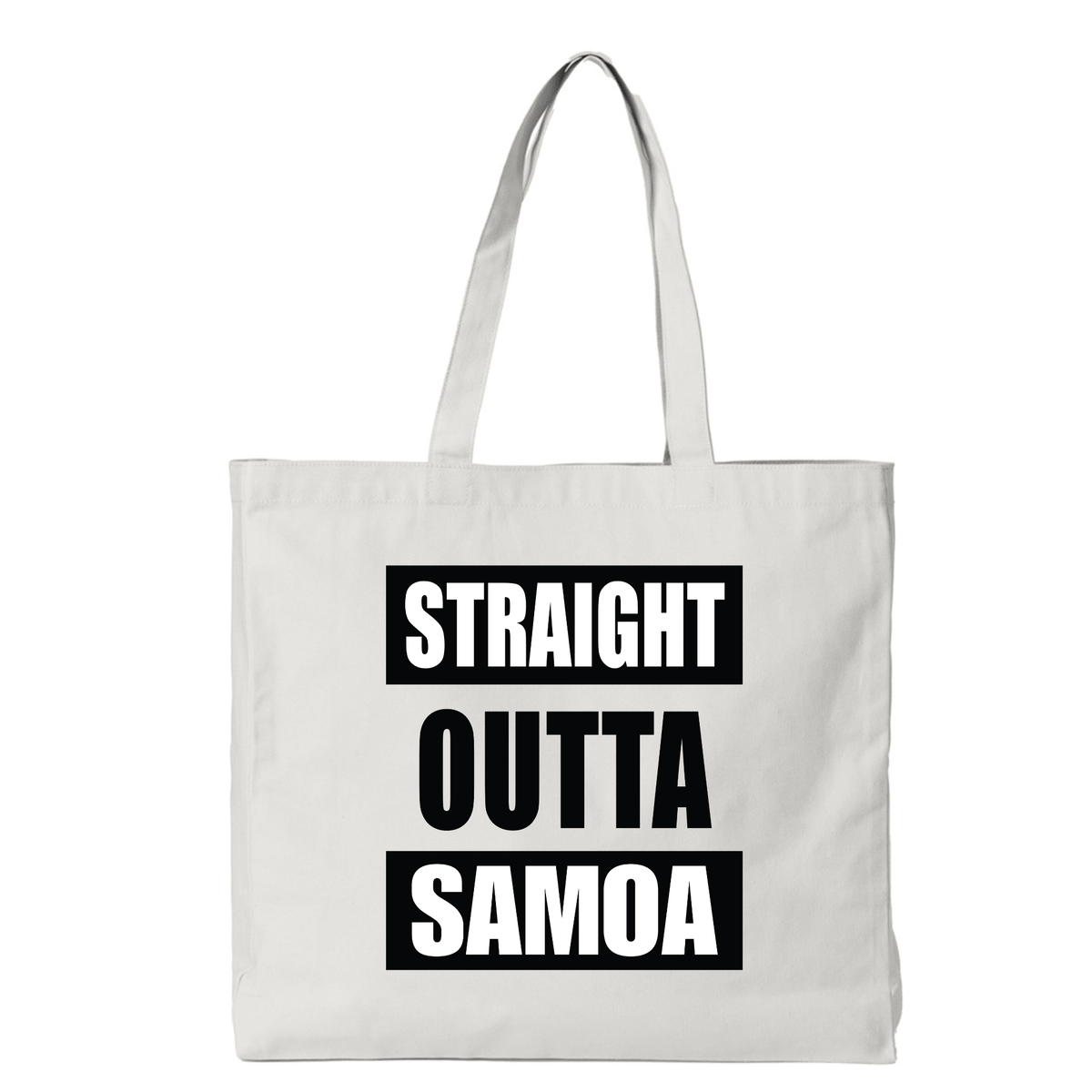 STRAIGHT OUTTA SAMOA | REUSABLE TOTE BAG - Stick N It