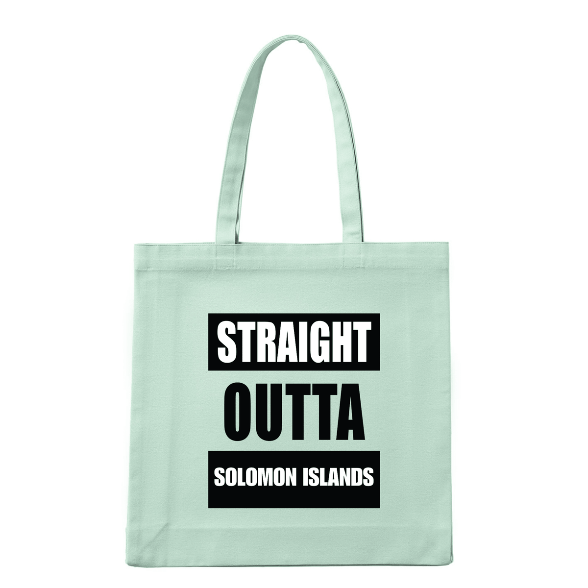 STRAIGHT OUTTA SOLOMON ISLANDS | REUSABLE TOTE BAG - Stick N It