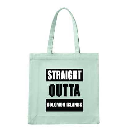 STRAIGHT OUTTA SOLOMON ISLANDS | REUSABLE TOTE BAG - Stick N It