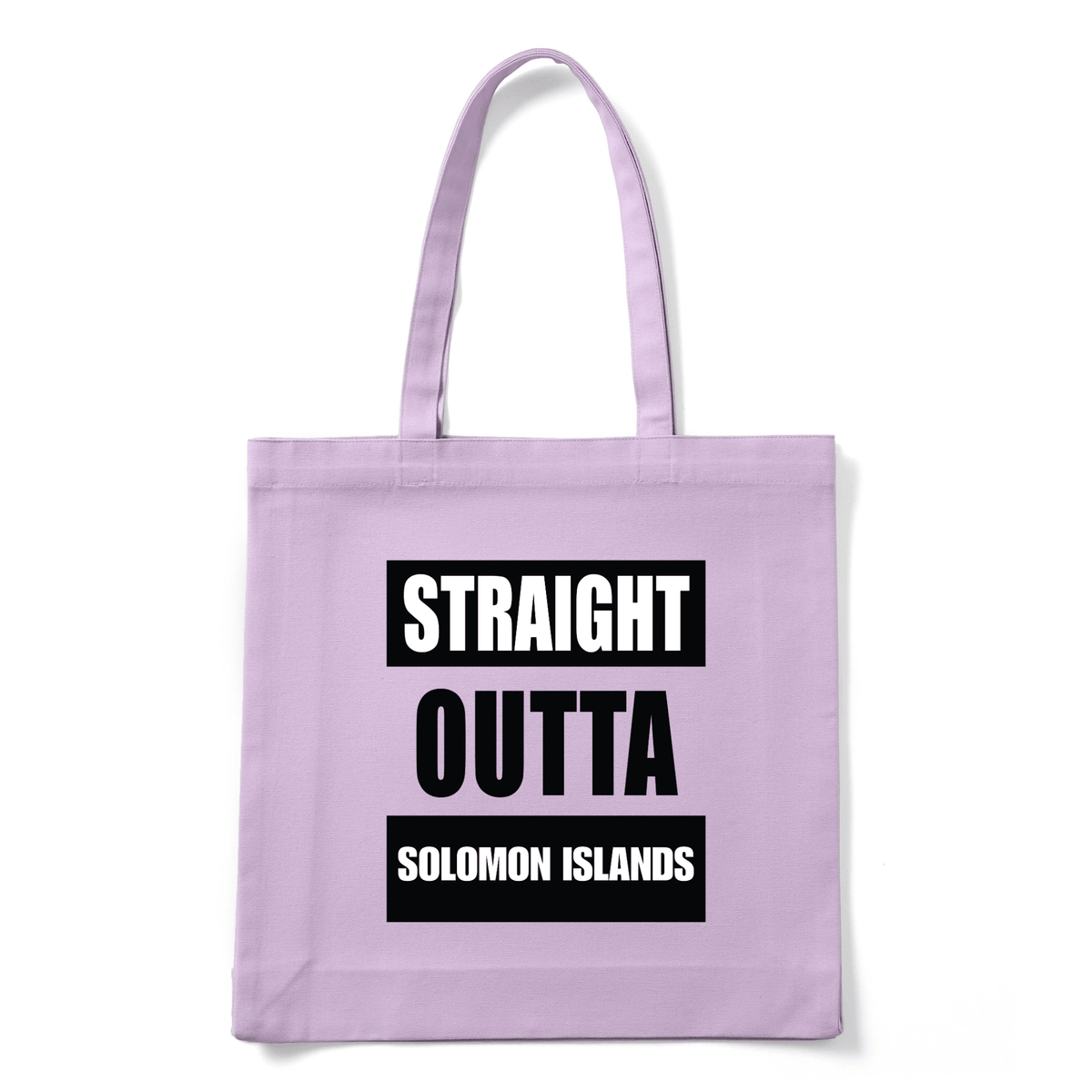STRAIGHT OUTTA SOLOMON ISLANDS | REUSABLE TOTE BAG - Stick N It