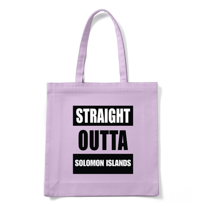 STRAIGHT OUTTA SOLOMON ISLANDS | REUSABLE TOTE BAG - Stick N It
