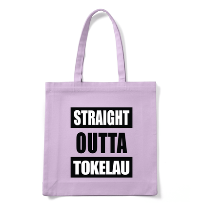 STRAIGHT OUTTA TOKELAU | REUSABLE TOTE BAG - Stick N It