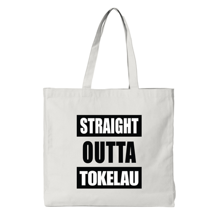 STRAIGHT OUTTA TOKELAU | REUSABLE TOTE BAG - Stick N It