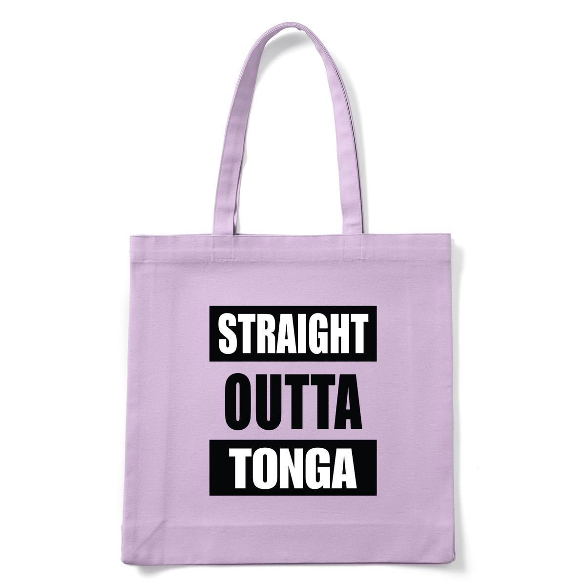 STRAIGHT OUTTA TONGA | REUSABLE TOTE BAG - Stick N It