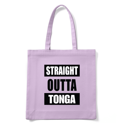 STRAIGHT OUTTA TONGA | REUSABLE TOTE BAG - Stick N It